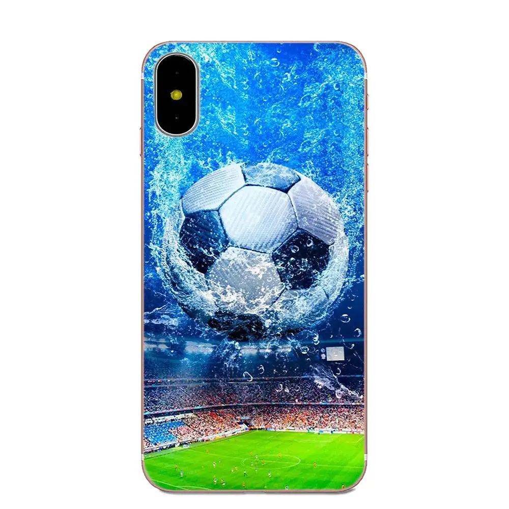 Футбольное поле мягкий TPU мобильный телефон для Xiaomi Redmi Mi Note 7 8 9 SE Pro Lite Go Play |