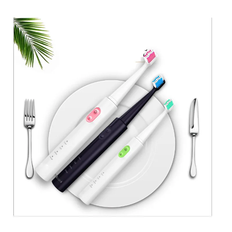 Ultrasonic Electric Toothbrush Adult USB Rechargeable Home Whitening Soft Hair Waterproof Automatic | Бытовая техника
