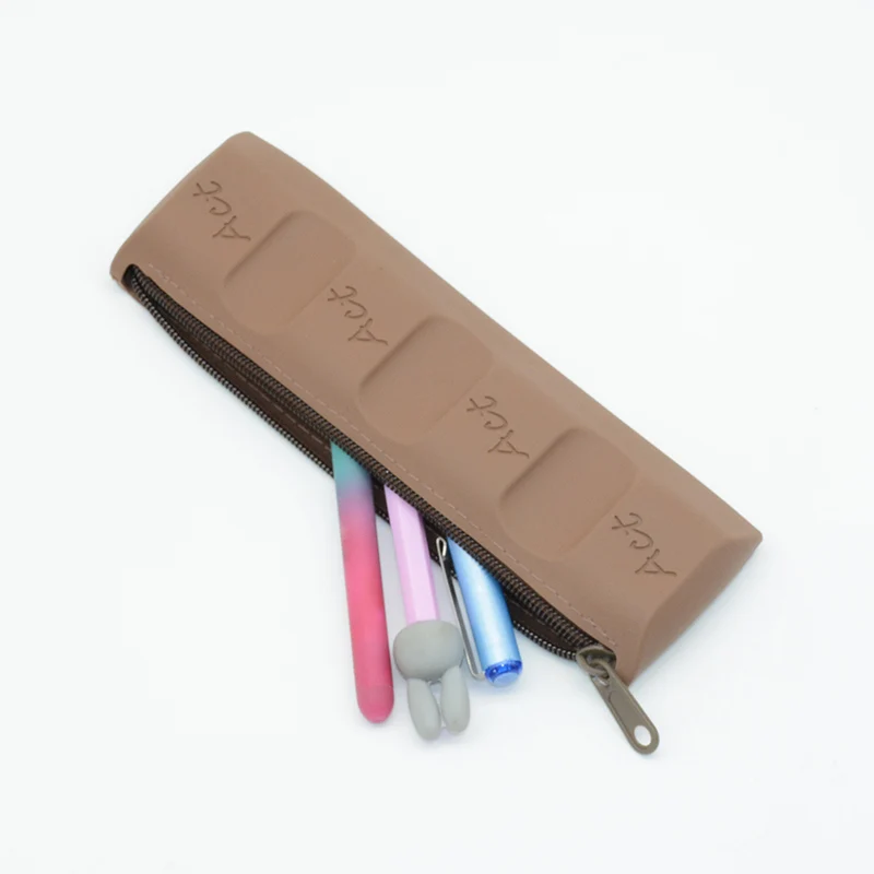 Школьный чехол-карандаш для шоколада милый Etui Estuche Escolar Kawaii Trousse Scolaire Stylo Kalem Kutusu силиконовый чехол для ручек