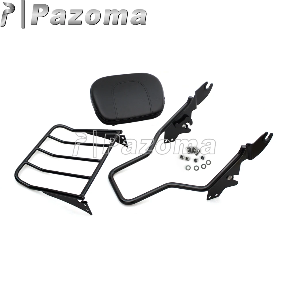 Багажная стойка для мотоцикла съемная сиденья подушка Harley Touring Road King Street