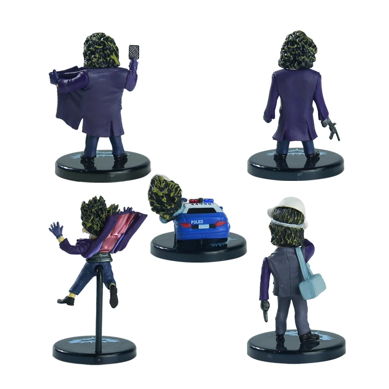 Бэтмен Джокер ПВХ фигурку Коллекция игрушек брелок или модель игрушки 5 шт./компл.