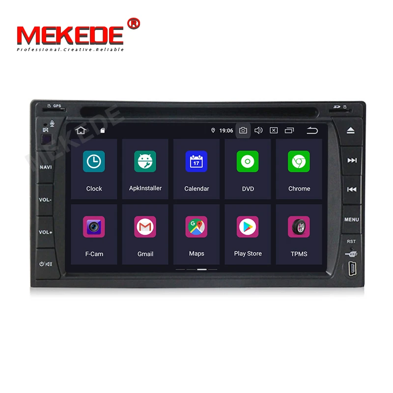 MEKEDE Android 9 0 2 din автомобильное радио для мультимедийного плеера 2din визуальный