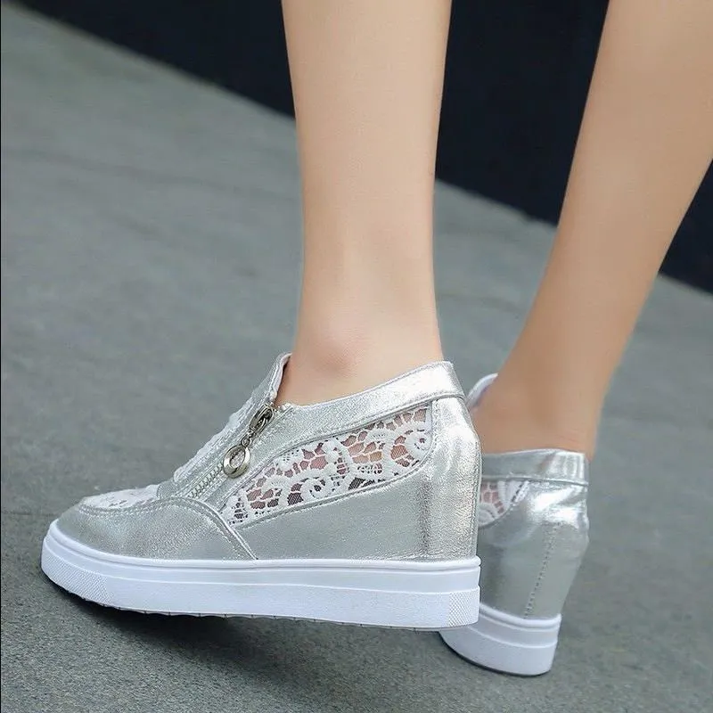Лидер продаж 2019 года модная повседневная женская обувь из сетчатого материала на