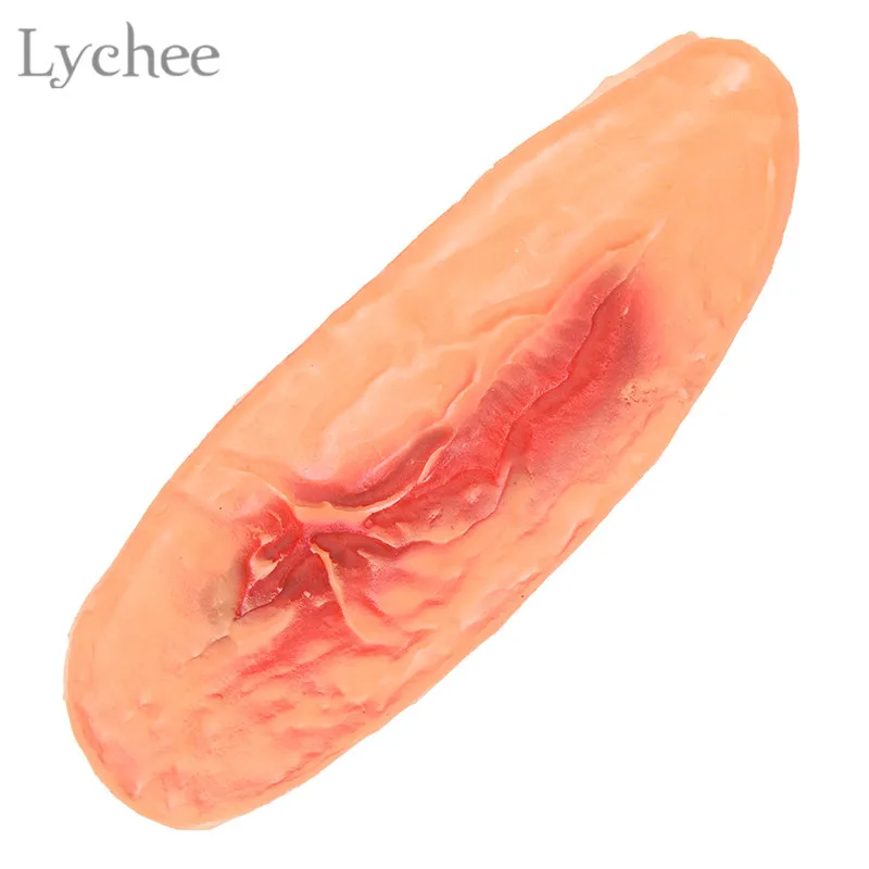 Lychee ужасный Хэллоуин наклейка на рану крови зомби шейный шрам фальшивые шрамы