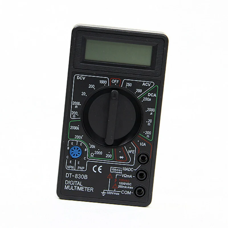 Абсолютно 1 шт. ЖК-дисплей цифровой DT-830B дисплей Электрический вольтметр Амперметр ом Тестер AC/DC тестеры метр Цифровой мультиметр 200-500 в
