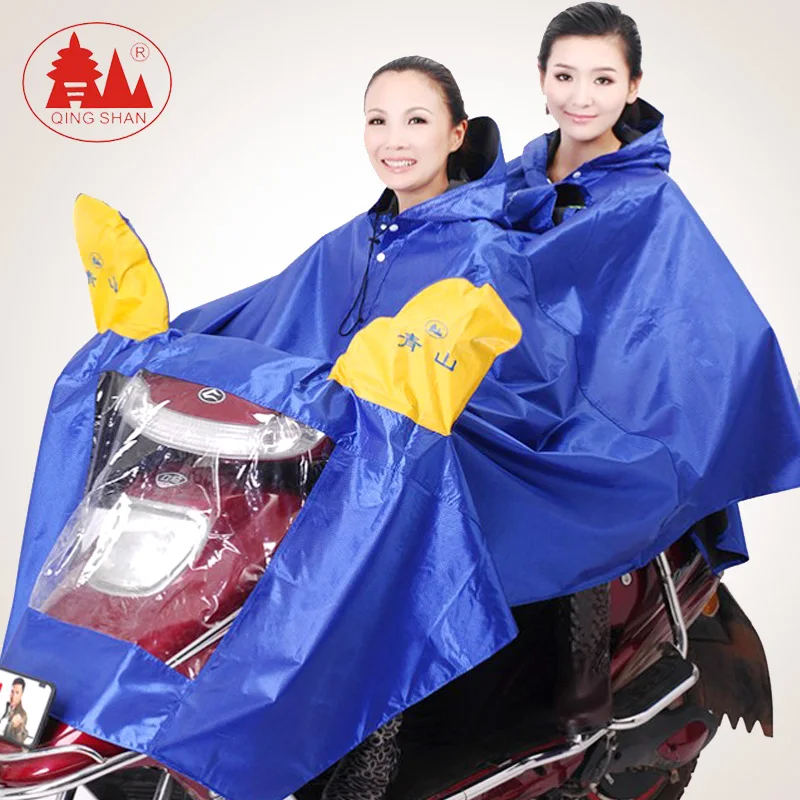 Aoyama raincoat motorcycle electric cars poncho double thickening increase adult Oxford Buti flowers | Аксессуары для одежды