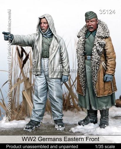1/35 модельная фигурка из смолы комплект WW2 немцы Восточный фронт Unassambled Неокрашенный