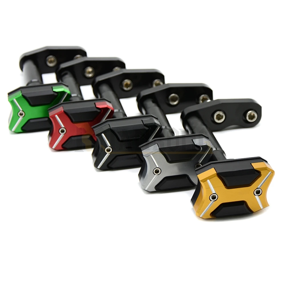 Motorcycle Frame Crash Pads Engine Case Sliders Motor otector For KAWASAKI Z300 2013 2014 2015 2016 z 300 WITH LOGO |