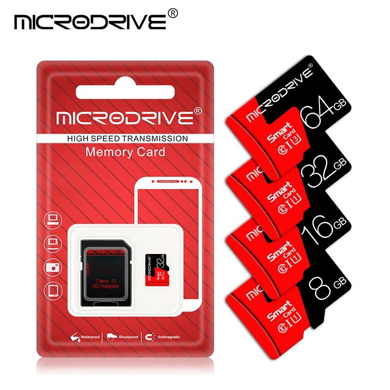 Оригинальная карта памяти Transcend Micro sd-карта SDXC 64 Гб высокоскоростная карта памяти SDHC 32 ГБ 16 ГБ 8 ГБ 4 ГБ флэш-карта Tarjeta Micro sd карта