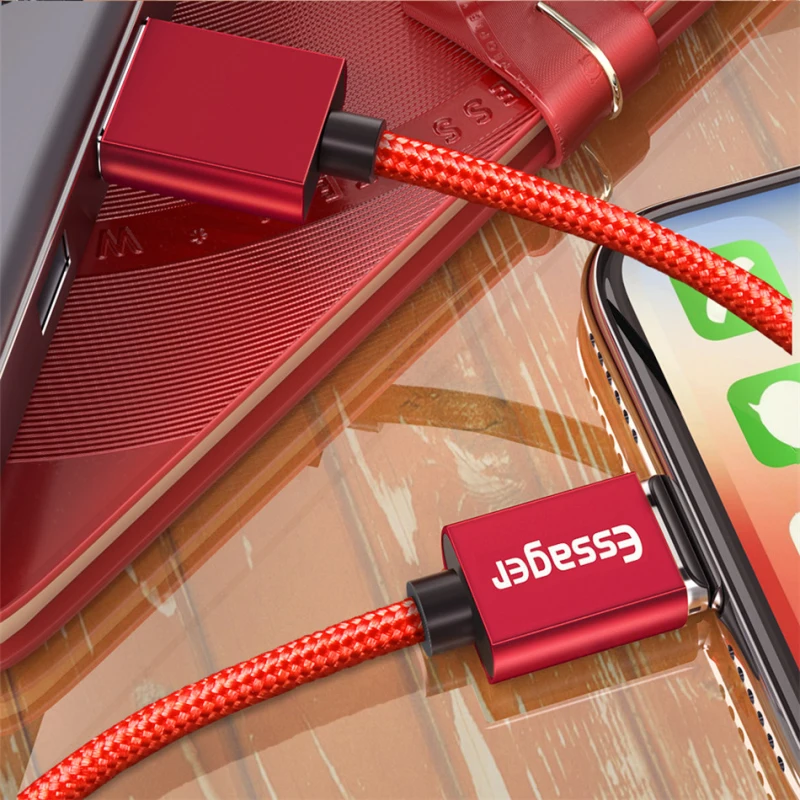 Магнитный адаптер Essager с квадратным гнездом для карт и USB портом магнитное