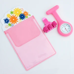 Силиконовые часы для медсестры Fob часы для медсестер подарок кварцевая ручка зажимы 4 цвета держатель для медсестер специально ручка сумка практичная унисекс