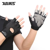 aolikes professional gym glovesexercise gloves men hands protecting breathable sports gloves sport fitness weight lifting gloves