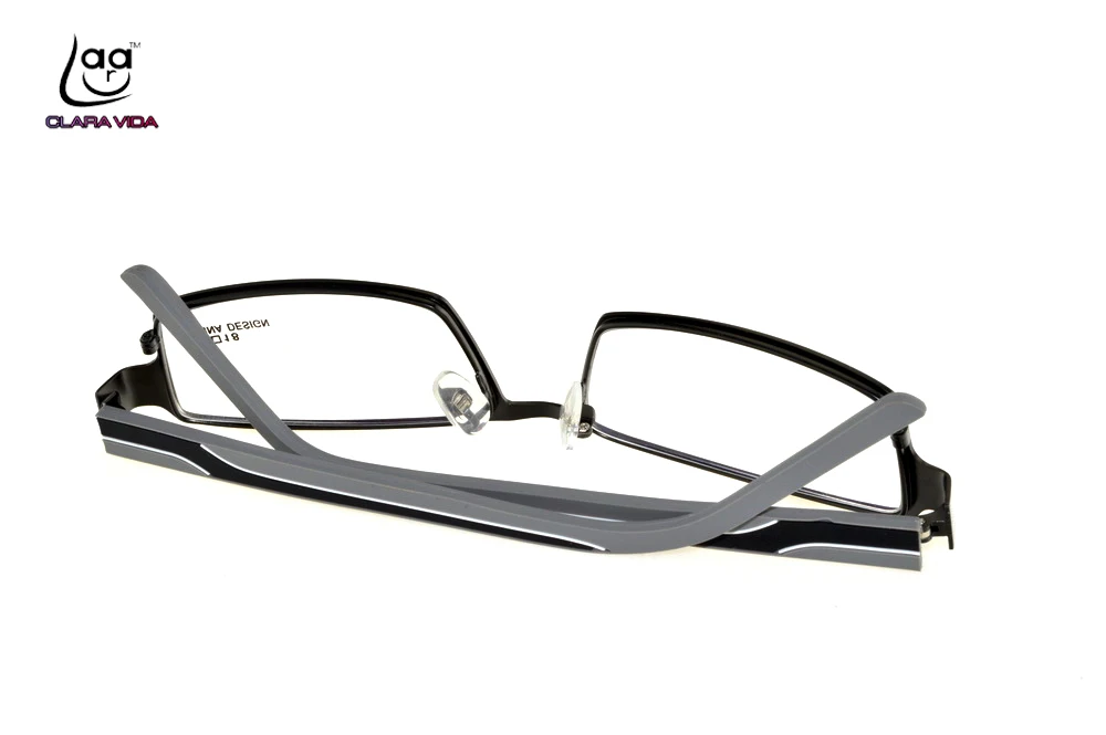 

2019 Real New Glasses Full Rim Antislip Temples Frames Custom Made Prescription Nearsighted Glasses Photochromic -1.0 To -6