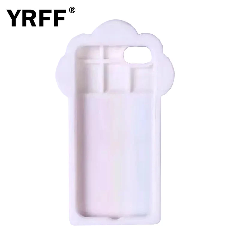 YRFF 3D Радужный Единорог Лошадь Голова Чехол для телефона apple Iphone 7 plus 5 силиконовая