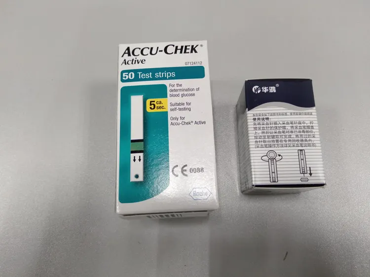Accu-Chek активные тест-полоски(без кодирующий чип) срок годности 31 10 - Цвет: B