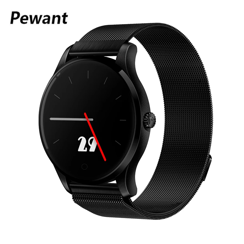 Смарт часы Pewant K88 с пульсометром водонепроницаемые Bluetooth умные монитор сна для
