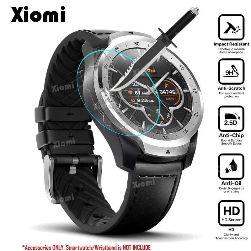 Для Tic Smart Watch TicWatch Pro Bluetooth Экран Защитная крышка Закаленное стекло пленка-! |
