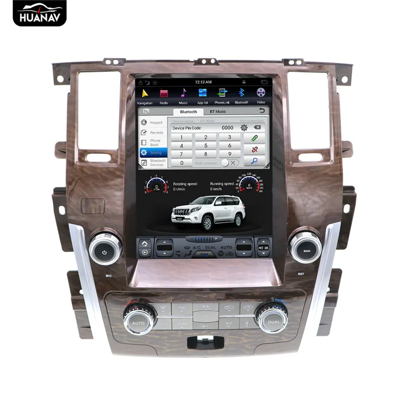 Автомагнитола HUANVA Android 6 0 без DVD проигрывателя GPS навигация для Nissan патруль 2010 2018