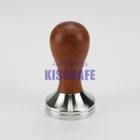 Ручка из красного сандалового дерева с основанием из нержавеющей стали 304, Темпер 414951535757585835 мм, молоток для кофейного порошка, аксессуары для кофе