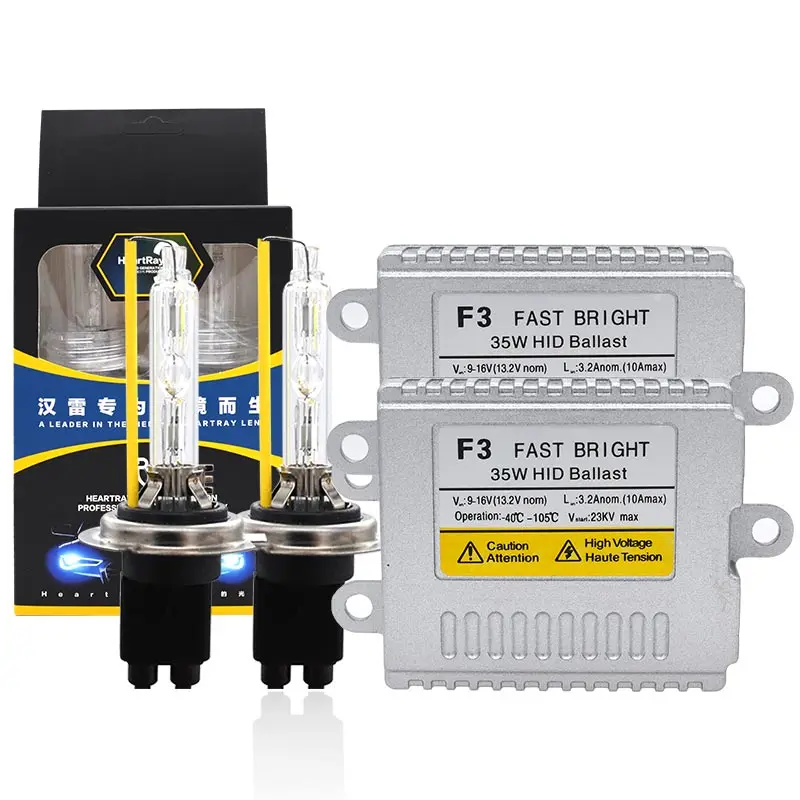SKYJOYCE 35 Вт F3 быстрая яркая HID лампа 4500K H1 H11 9005 9006 H7 5500K 6500K D2H комплект ксеноновых ламп