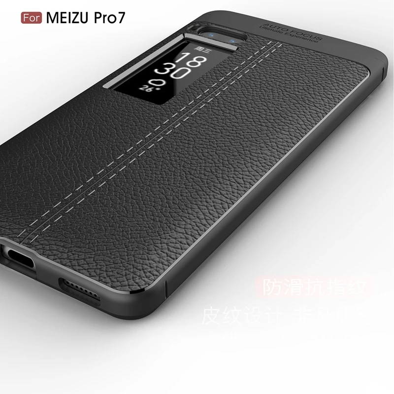 Mibioj ультратонкий противоударный мягкий чехол из силикона и ТПУ для Meizu Pro 7