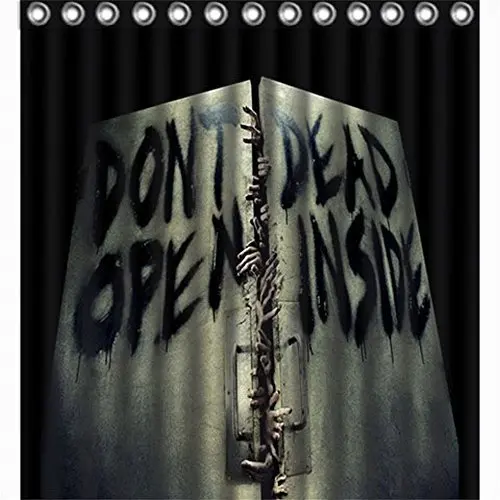 QC занавеска для душа Ходячие мертвецы не открываются мертвые внутри полиэфирная