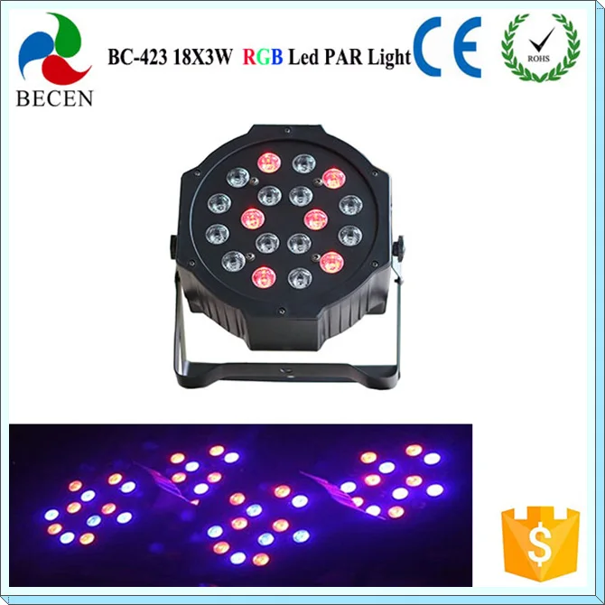 Сценическое освещение для свадьбы с сертификатом CE 18x3 Вт|stage light|par led lightpar |