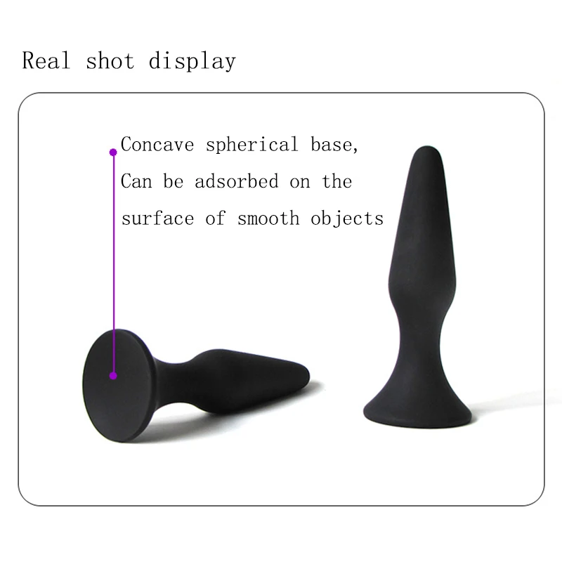 Soft Silicone Anal Plug Butt Sex Toys For Women Man Prostate Massager Anus Couple Gay Erotic Adult Product Size M-L |