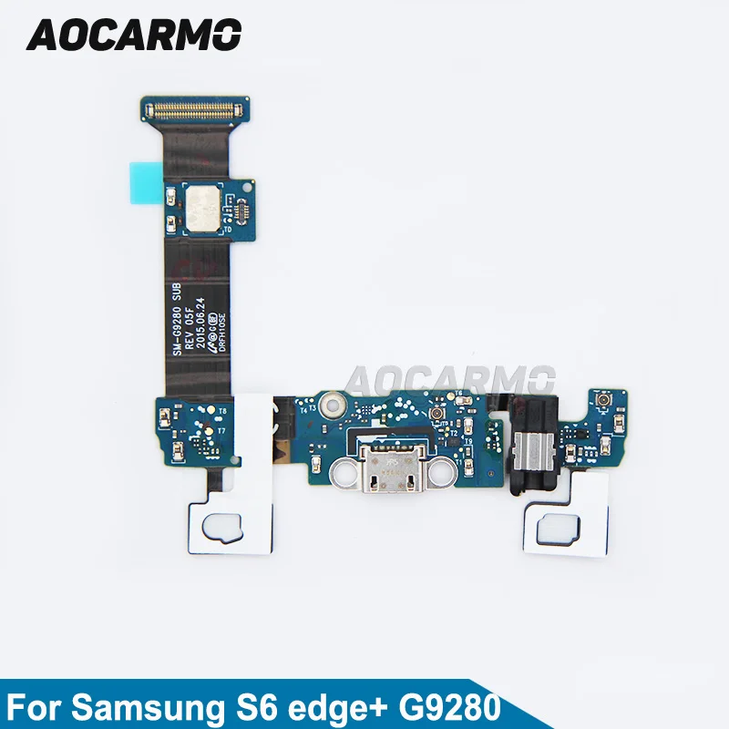 USB зарядное устройство Aocarmo док станция гибкий кабель Samsung Galaxy S6 Edge + Plus SM G9280|Шлейфы