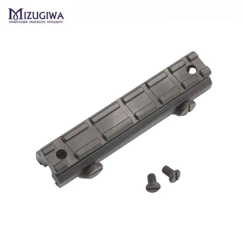 Tatical 128mm Length 20mm Picatinny Rail 6 Slots Riser Scope Mount Adapter Base For Hunting Rifle Airgun Caza | Спорт и развлечения