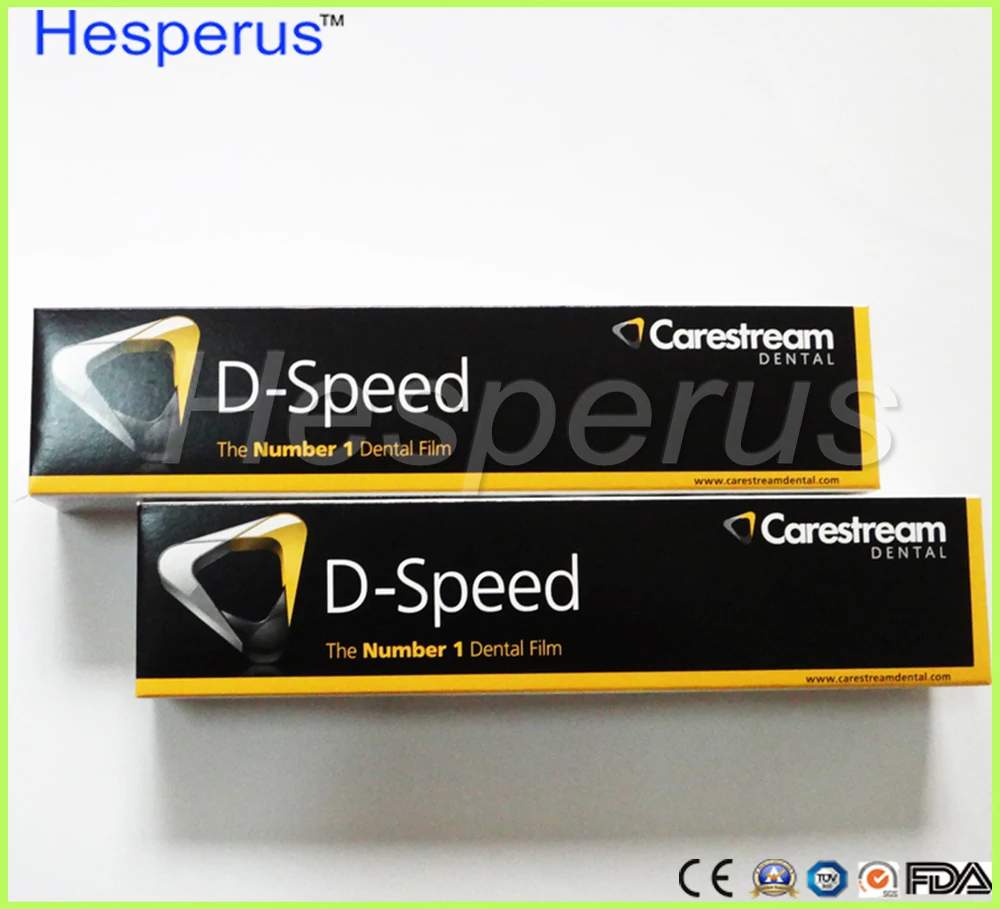 1 коробка стоматологическая Kodak Интраоральная D-Скорость 100 X-ray Плёнки Carestream DF-58