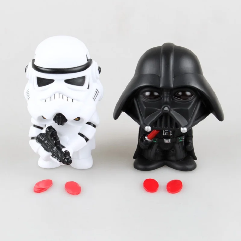 2 шт./лот Звездные войны Штурмовики Дарта Вейдера Bobblehead фигурка аниме из ПВХ