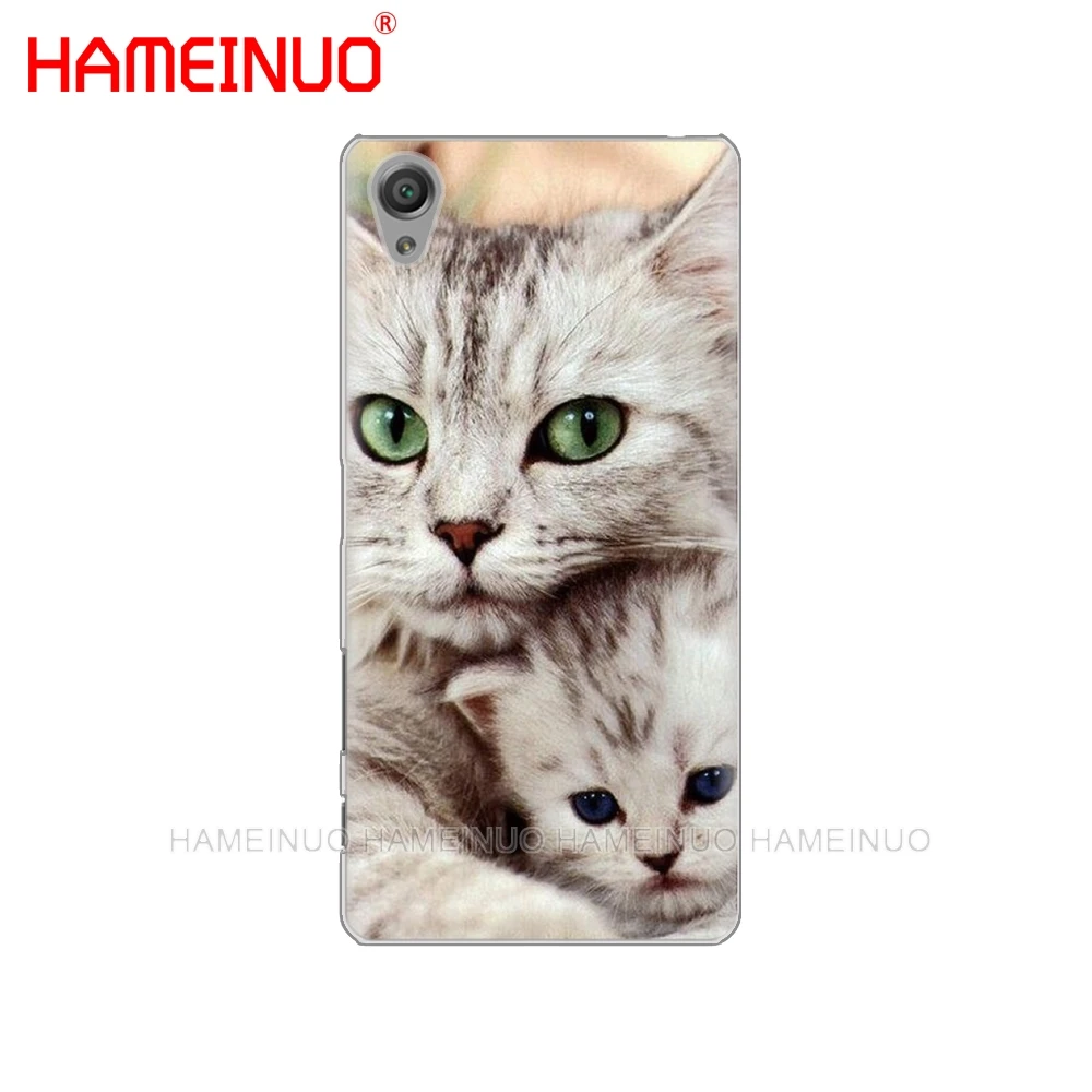 HAMEINUO чехол для телефона с изображением милого котенка sony xperia C6 XA1 XA ULTRA X XP L1 compact