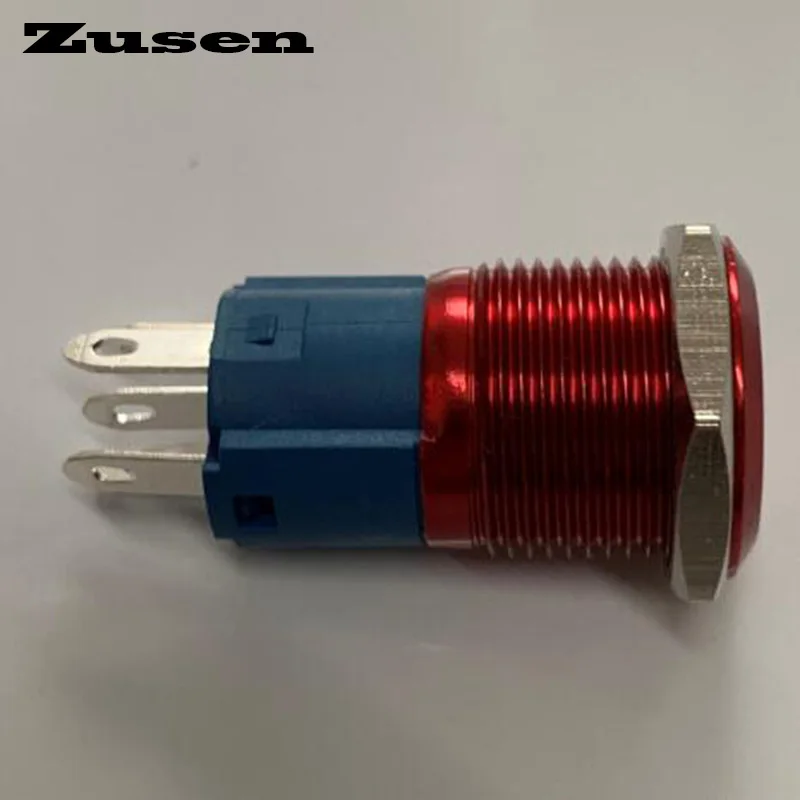 Zusen 16 мм Красное алюминиевое окислительное кольцо с подсветкой фиксирующая