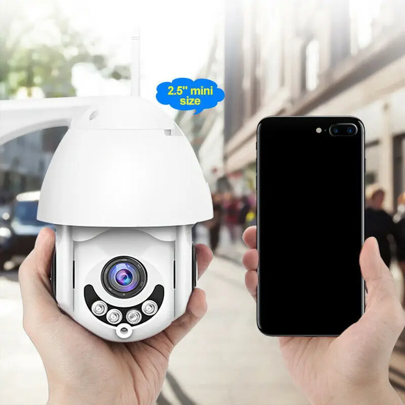 2MP беспроводная Wifi камера наружная Водонепроницаемая PTZ IP 1080P полноцветная