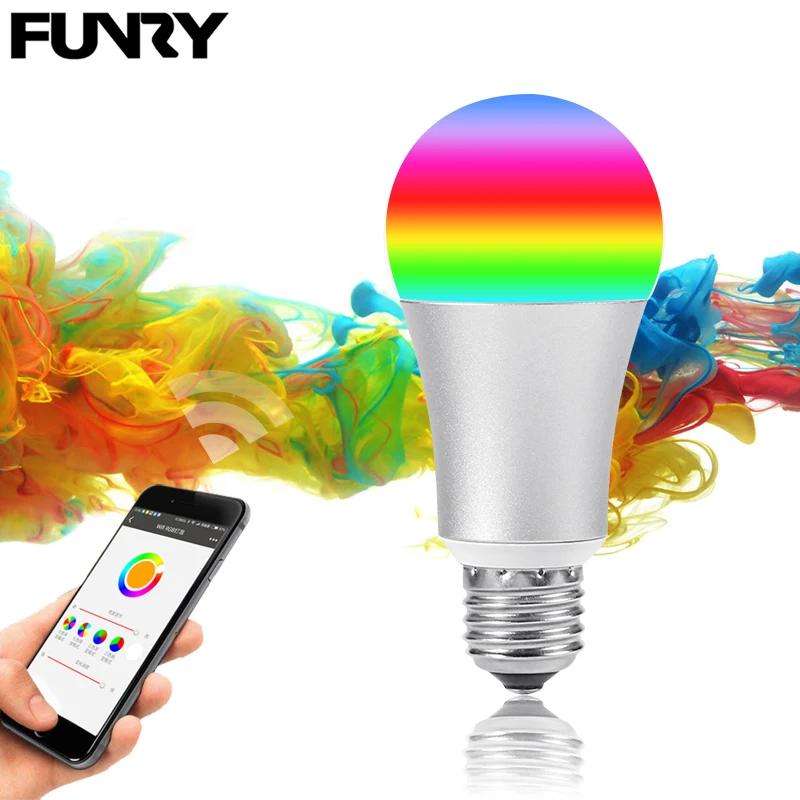 Лампа для изменения цвета FUNRY RGB светодиодный светильник с регулируемой яркостью