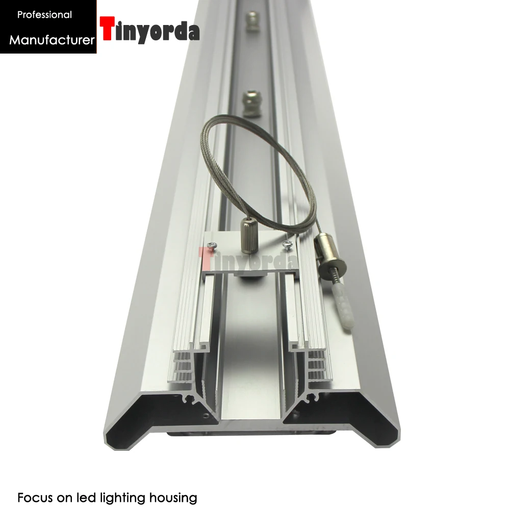 Tinyorda TG12656 2 шт. (длина 1 01 м) 120 Вт Led Grow Light Корпус радиатора подвесной светильник