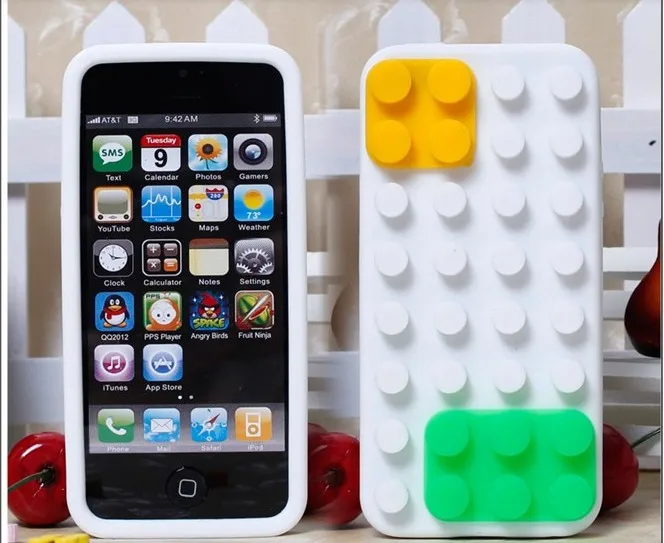 toy blockTPU Soft Silicone Case Cover Skin for iphone 4 4S 4G |