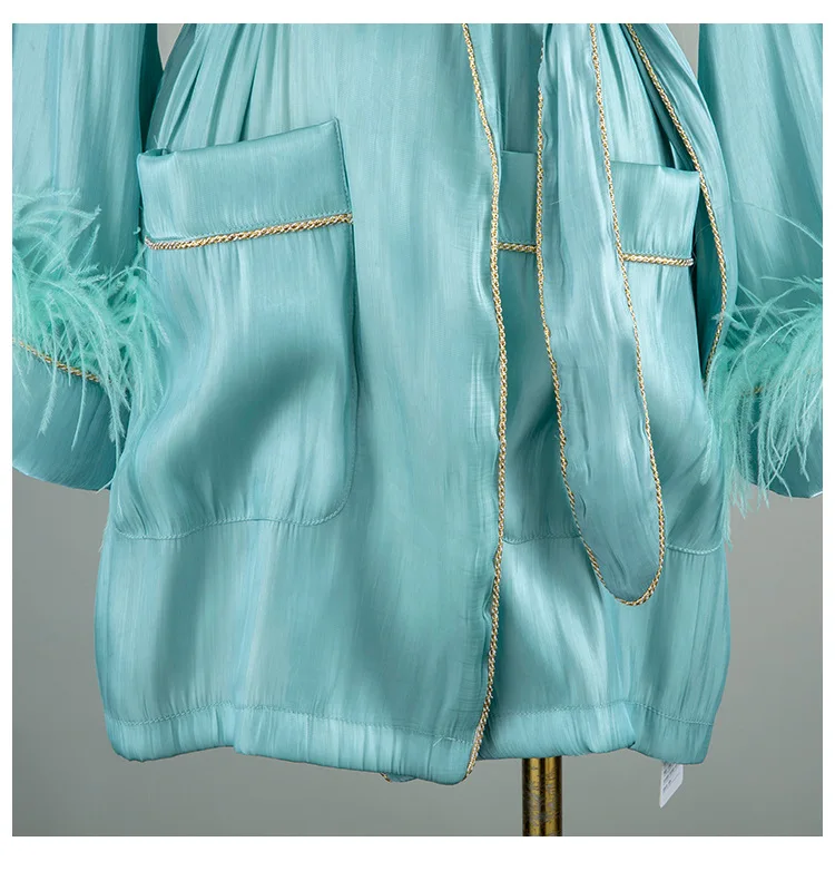 GetSpring Женское пальто с длинным рукавом женские куртки на шнуровке длинное