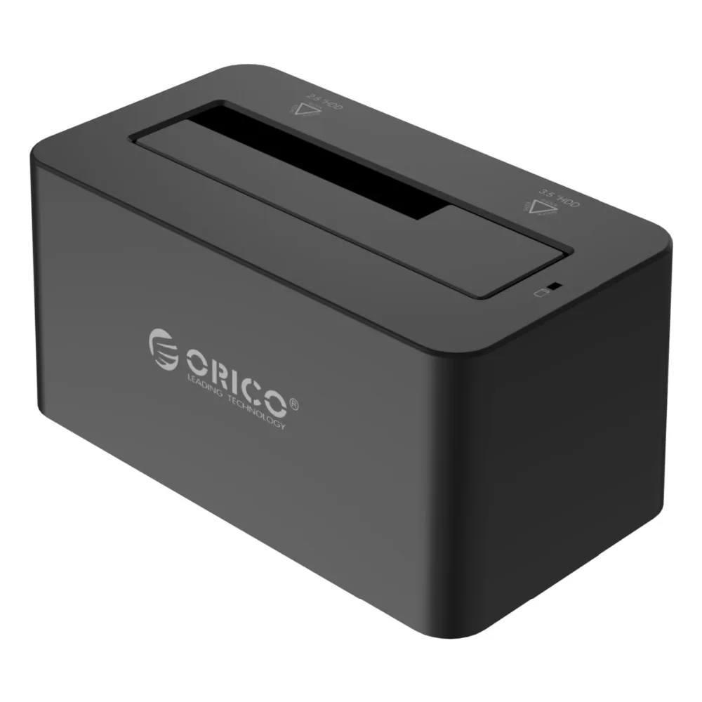 ORICO HDD чехол SATA USB 3,0 док-станция для жесткого диска 5 Гбит/с супер Скорость для 2,5 ''/3,5" SSD HDD, украшенное мозаикой из драгоценных камней, 12V Мощность адаптер