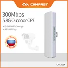 COMFAST 5,8 ГГц беспроводная Wi-Fi точка доступа, 300 Мбитс, 14dBi антенна Nanostation