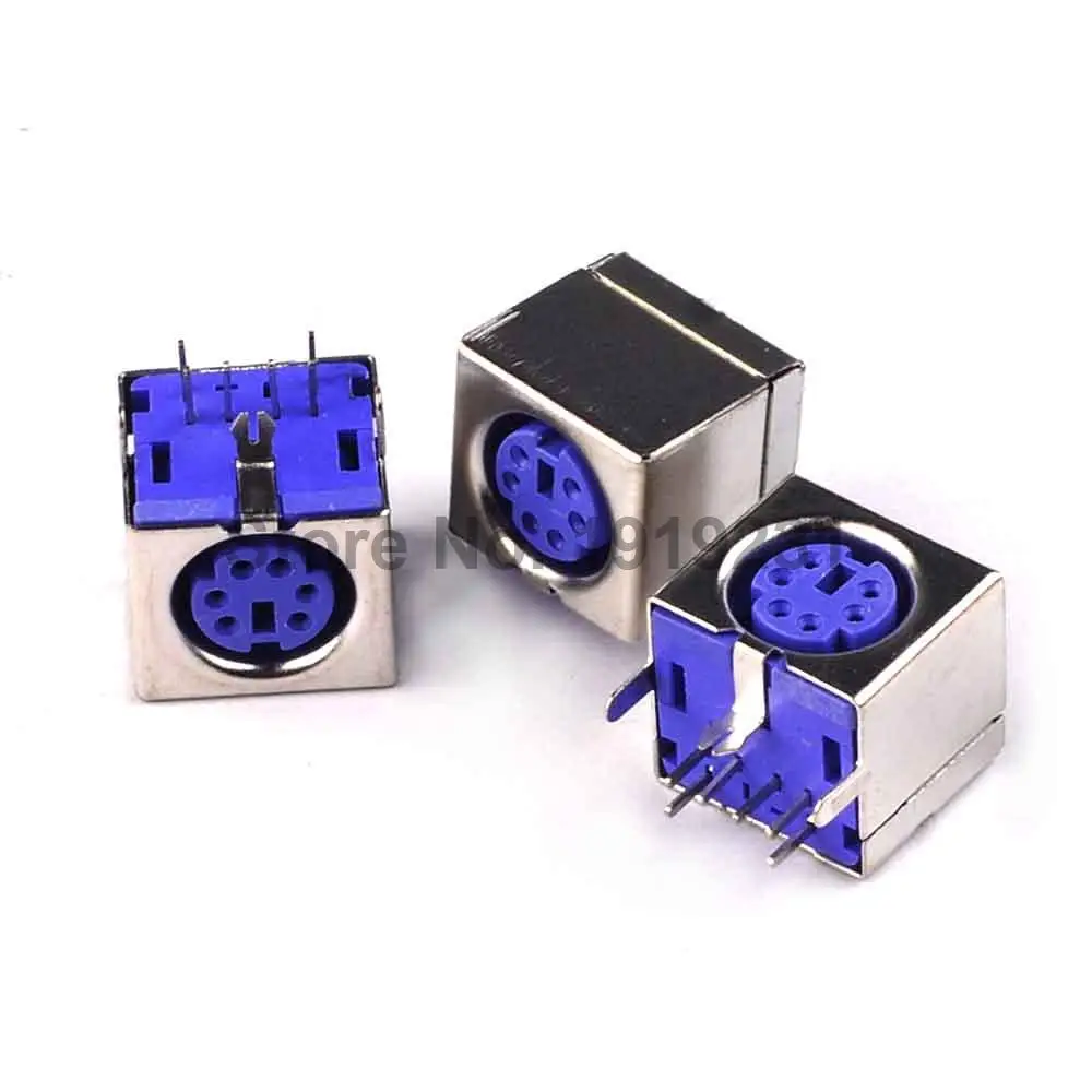 10 шт. PS2 гнездо мыши сиденье клавиатуры фиолетовый|socket lighter|socket weld ball valvesocket am3 cpu