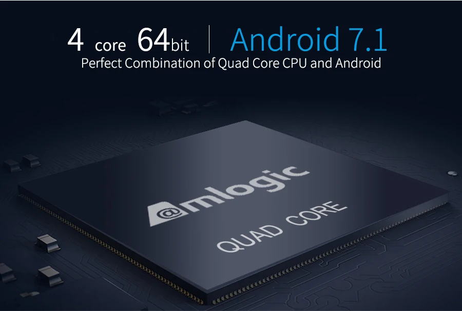 M8S PRO W Smart tv Box Amlogic S905W Процессор четырехъядерный 2 Гб ОЗУ DDR4 16 ГБ Android 7,1 ТВ приставка 2,4 ГГц WiFi 4K H.265 M8S
