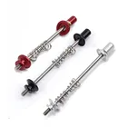 Титановые передние шпажки Aceoffix Ti, быстросъемные, для велосипеда Brompton складывающийся BMX, шестигранные, M5, 74 мм, для велосипеда, шпажки с медленным расцеплением