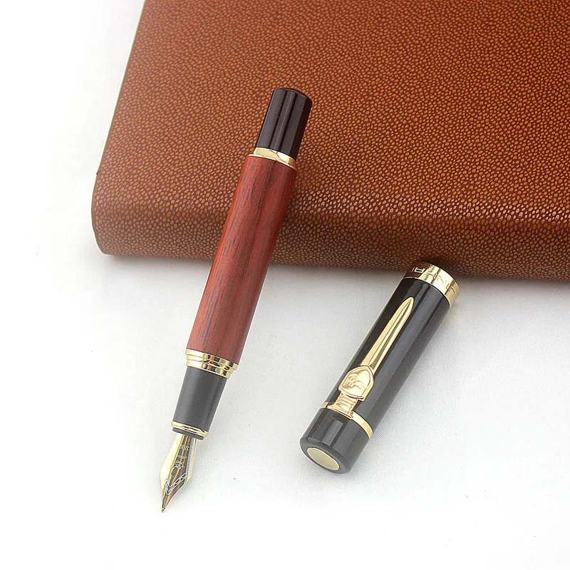 JinHao 650 роскошная деревянная перьевая ручка с наконечником 0 5 мм