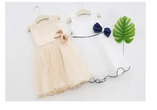 Девушки Принцесса Вечерние платья 2017 сезон: весна–лето кружевное платье с