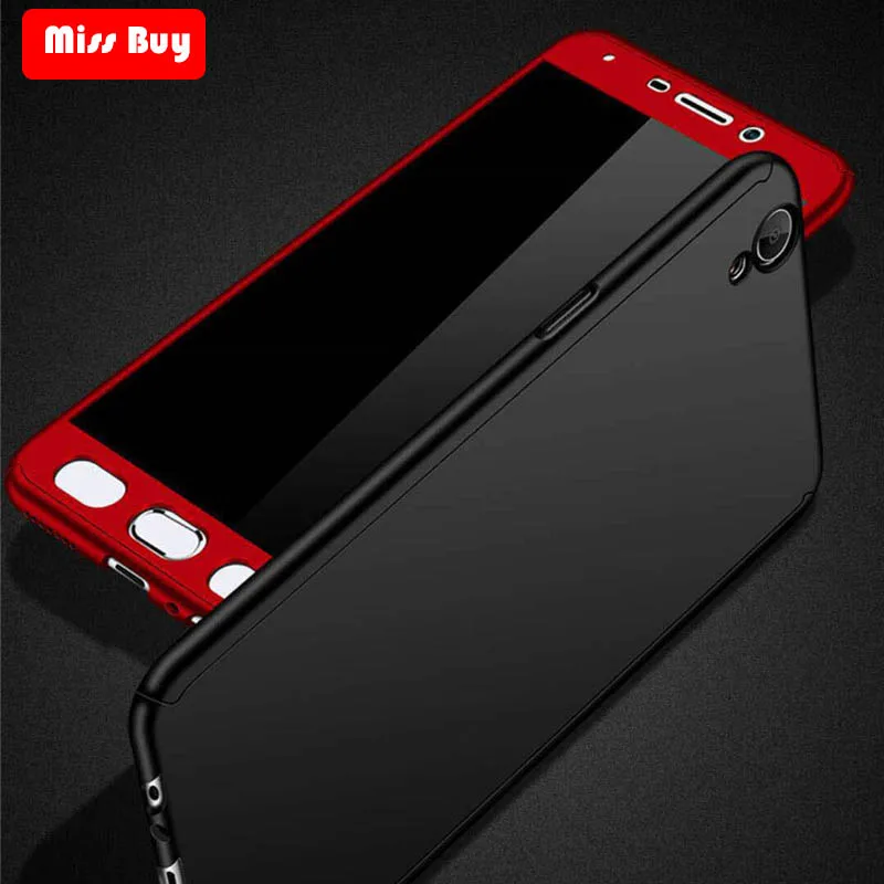 Luxury 360 Full Cover Shockproof Phone Case For OPPO F3 F5 F7 F1S R7 R7S R9 R9S R11 R11S Plus R15 Dream F9 + Tempered Glass |