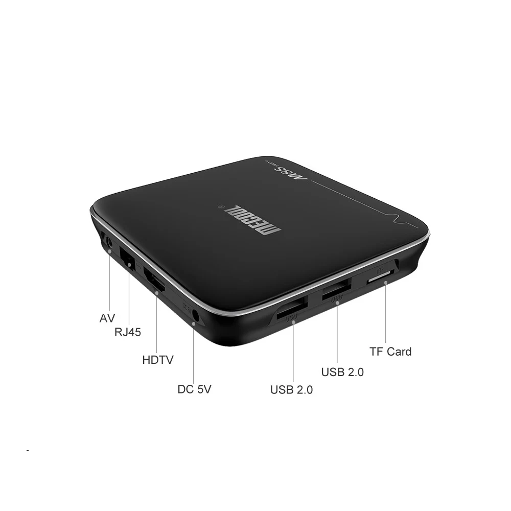 2018 Смарт ТВ приставка android 7 1 Mecool M8S pro + Amlogic S905X четырехъядерный 1G/8G wifi коробка|tv set