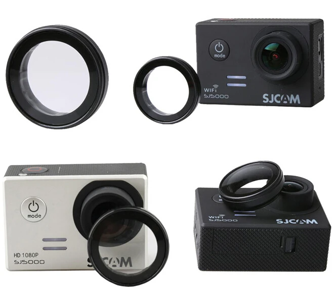 SJCAM аксессуары SJ4000 SJ5000 УФ фильтр объектива для SJ4000 SJ5000X Спортивная камера Wifi Спорт DV прозрачный и Серый цветной фильтр