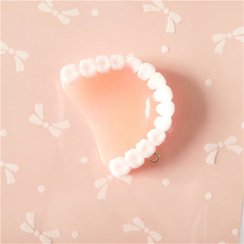 Simulation Tooth Pendant Keychain Dental Decorative Accessories Promotional Gifts | Дом и сад
